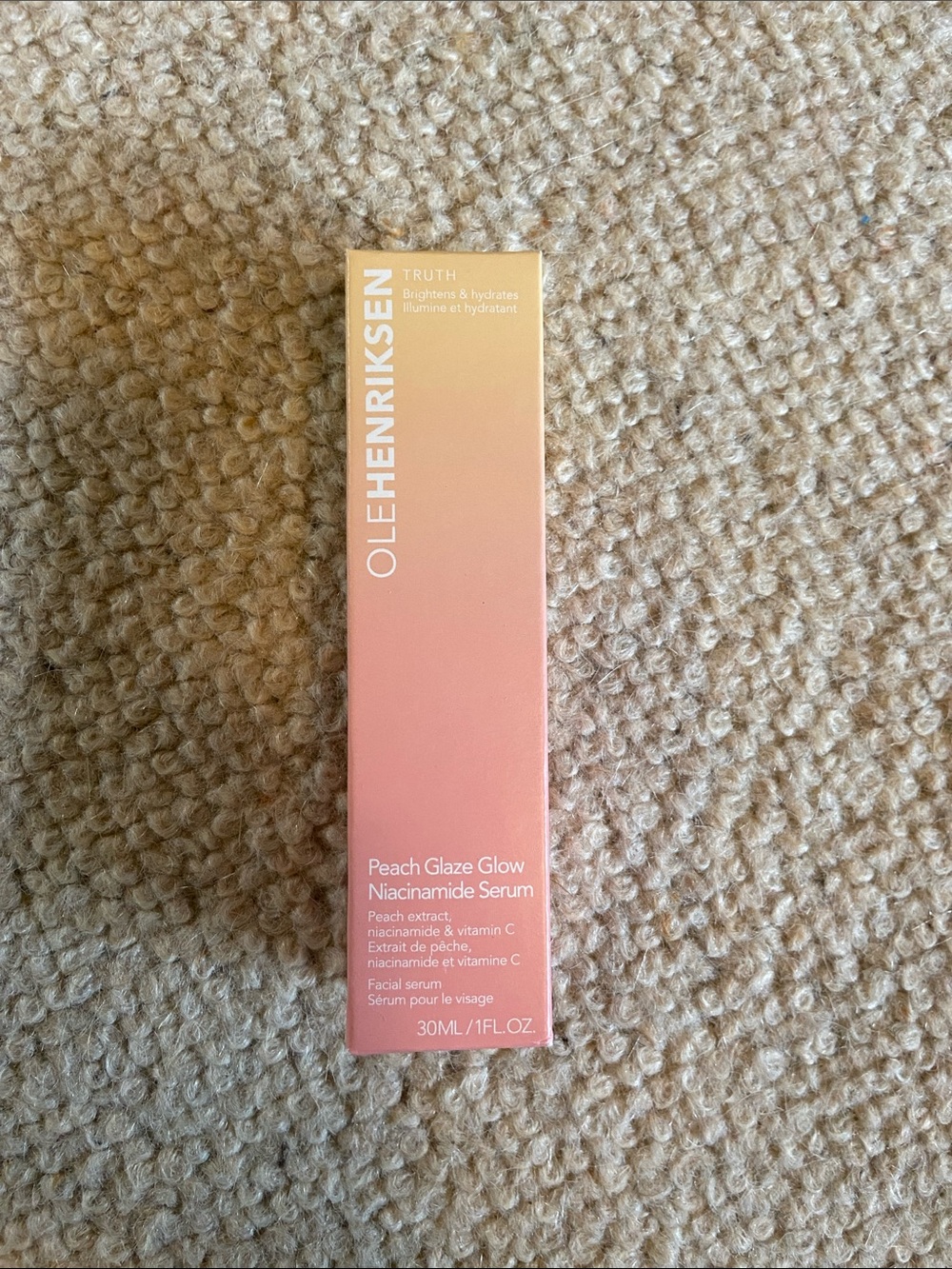 BNIB Ole Henriksen Peach Glaze Glow Niacinamide Serum with Vitamin C 30ml
